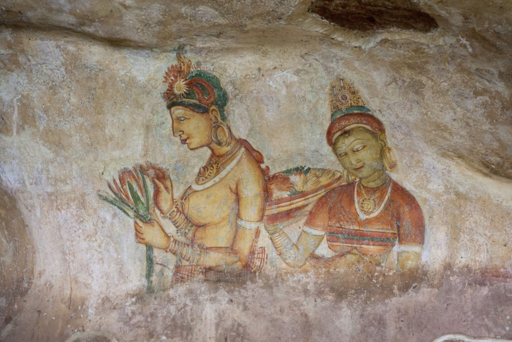 Sigiriya - malba dalšich dvou žen