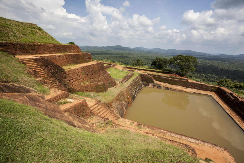 Sigiriya - pozůstatky staveb