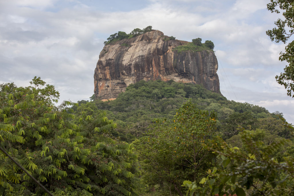 Sigiriya - ještě jednou z dálky