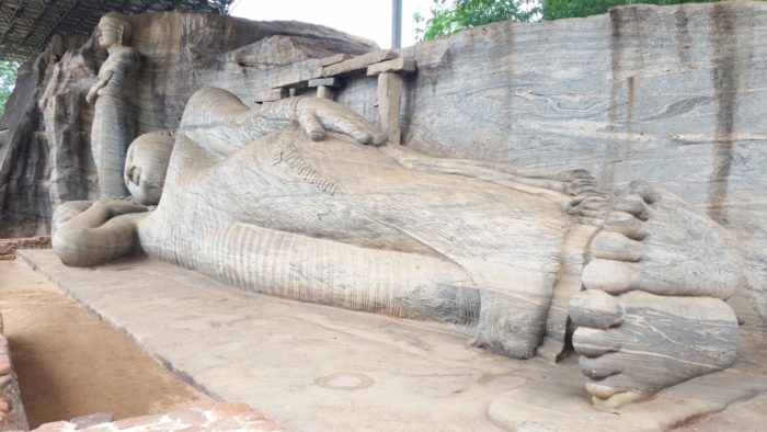 Polonnaruwa - Chrámy - Ležící Buhda