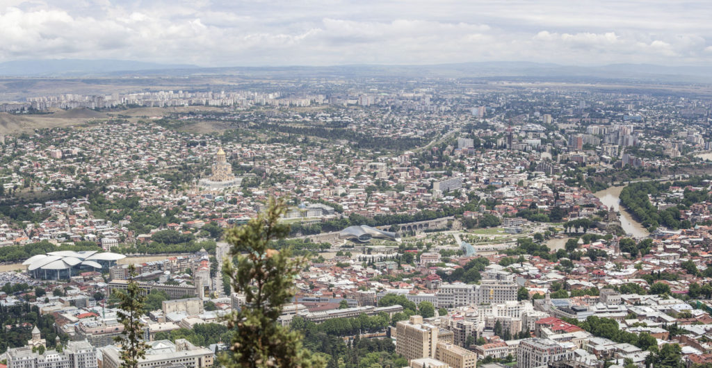 Tbilisi - výhled na město