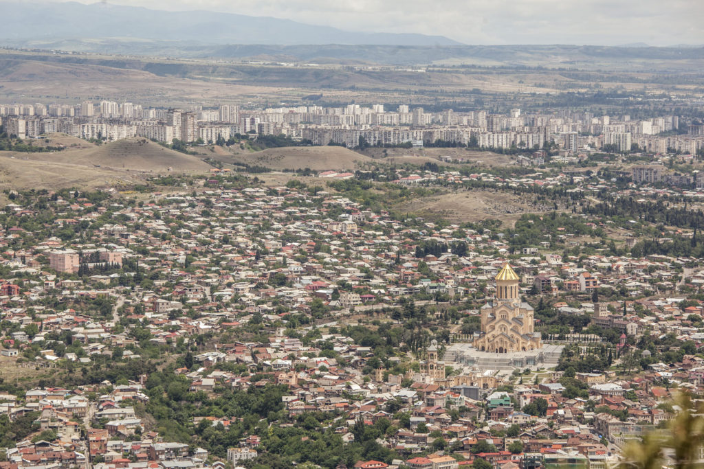 Tbilisi - druhý výhled na město