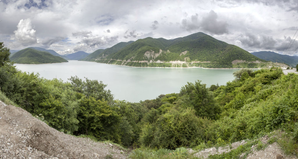 Cesta do Kazbegi - Jezero u Tbilis