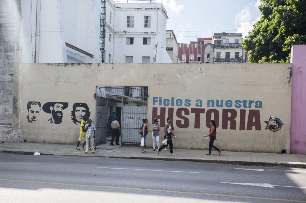 Havana - nápisy na zdi