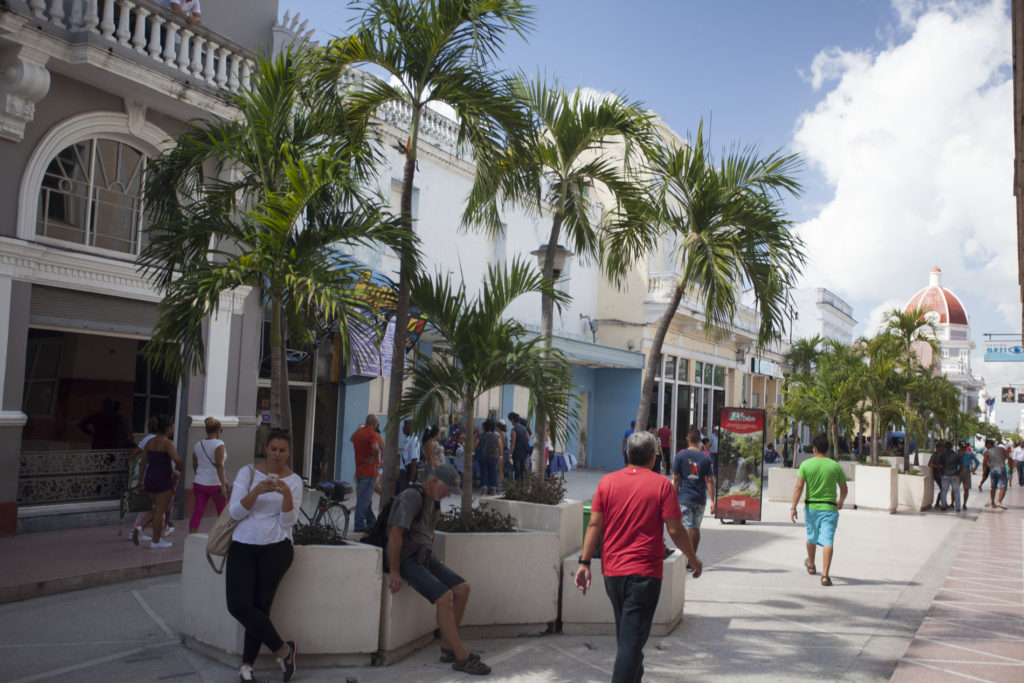 Cienfuegos - Lidé v centru