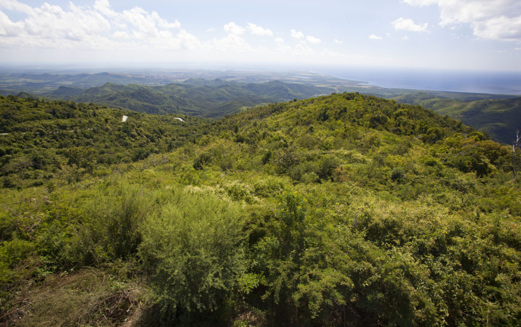 Topes de Collantes - Vyhled z vyhlídky