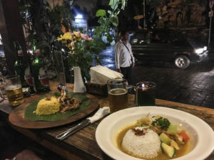 Ubud - večeře