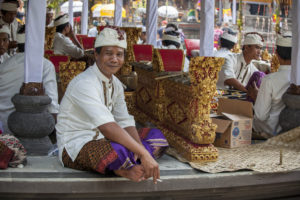 Pura Tirta Empul - muzikant