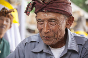 Pura Tirta Empul - moudry muž