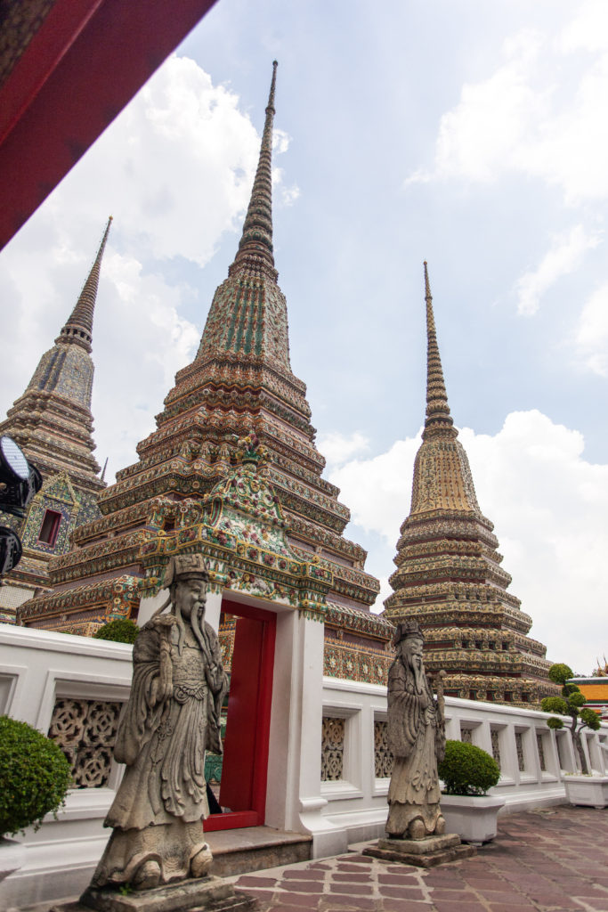 Bangkok chrám Wat Pho - centrální stupy