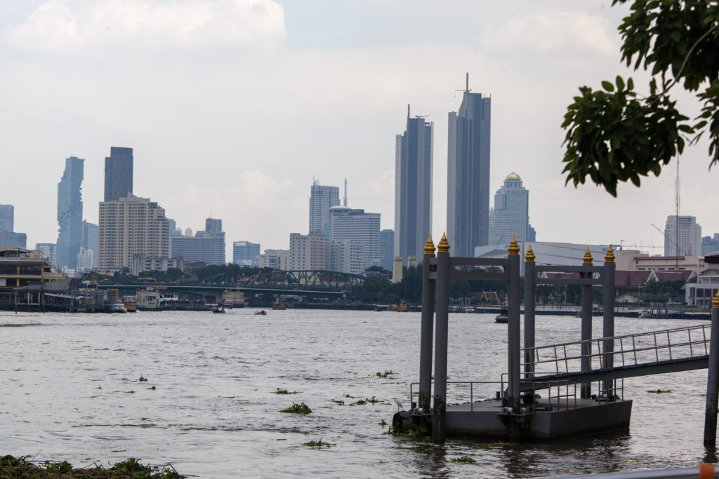 Bangkok - Výlet lodí - Mrakodrapy